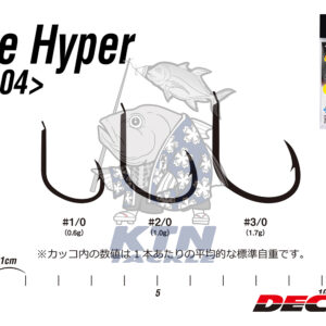 ตัวเบ็ดจิ๊กกิ้ง DECOY AS-04 Pike Hyper ก้านหนาพิเศษ แข็งขึ้น 30% ตกปลาทูน่า ปลาทะเลไซส์ใหญ่ Japan แท้