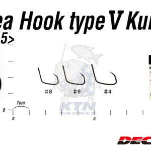 DECOY AH-5 Kunai ทีเด็ดตกกุ้งบ่อ! เบ็ดทรงคุไนเหลี่ยม ตีแบนแข็งพิเศษ Self-Hooking งานสปูน UL Made in Japan